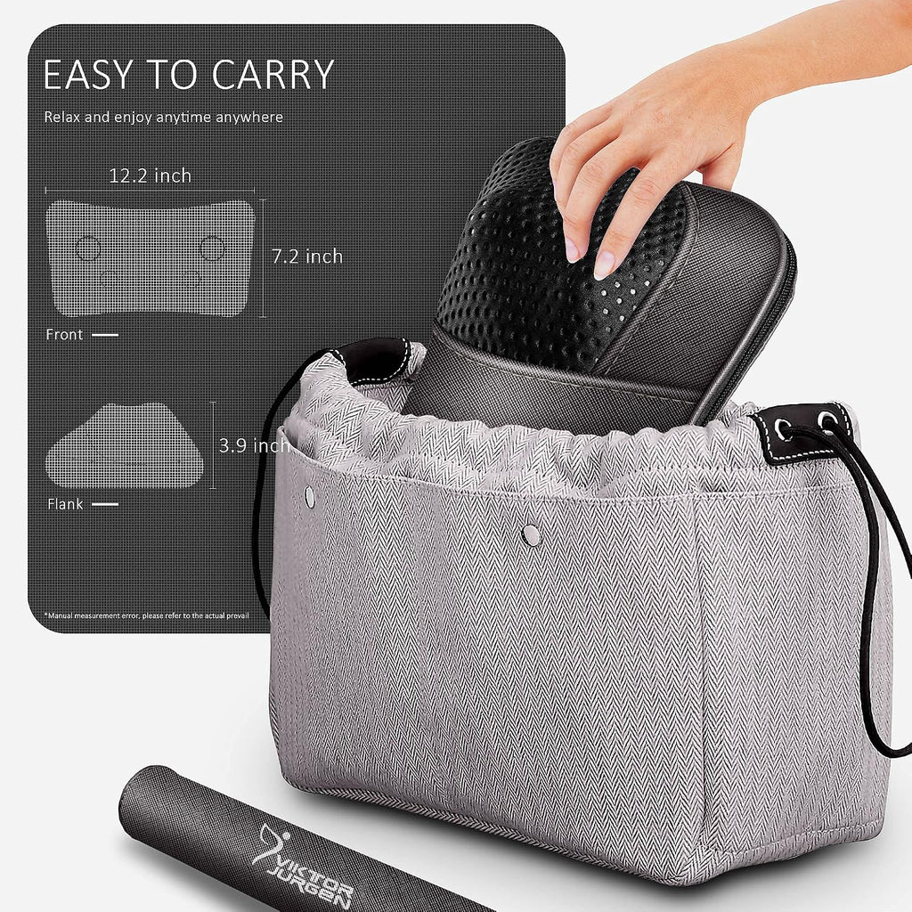 VIKTOR JURGEN Back Massager Kneading for Neck, Shoulder and Foot, Shiatsu Massage Pillow with Heat, Relaxation Gifts for…