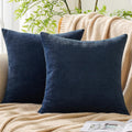 Gawamay Set of 2 Soft Textured Chenille Throw Pillow Covers 26x26 Inch (66x66 CM), Decorative Pillowcases Cushion Covers for Farmhouse Home…