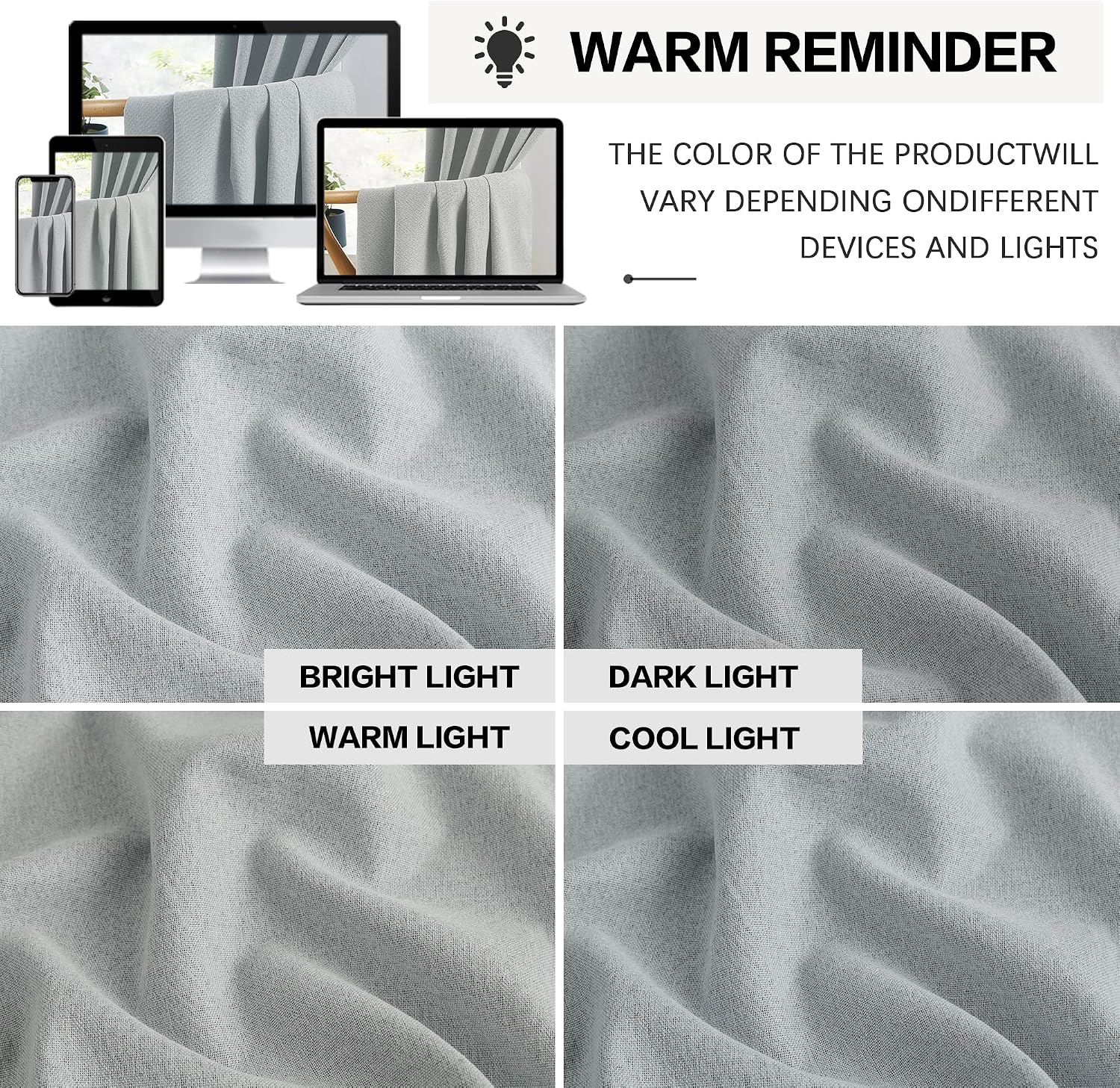 Keqiaosuocai 100% Blackout Window Curtain Panels, Back Tab Rod Pocket Hook Belt Pleated Look Curtains for Track System, Energy Efficient Th…
