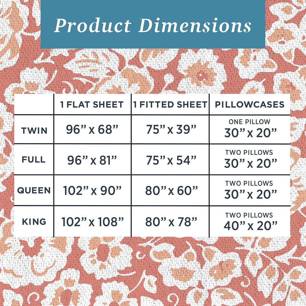 WelhomeByWelspun Welhome Twin Size Bed Sheet Set, 100% Cotton Percale Deep Pocket Super Soft Bedding Set, Cooling, Breathable & Extra Soft,…