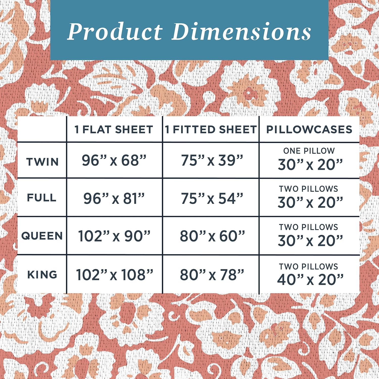 WelhomeByWelspun Welhome 100% Cotton Percale 4-Piece Queen Size Printed Bed Sheets Set, 1 Fitted, 1 Flat Sheet with 2 Pillowcases, Imprint…