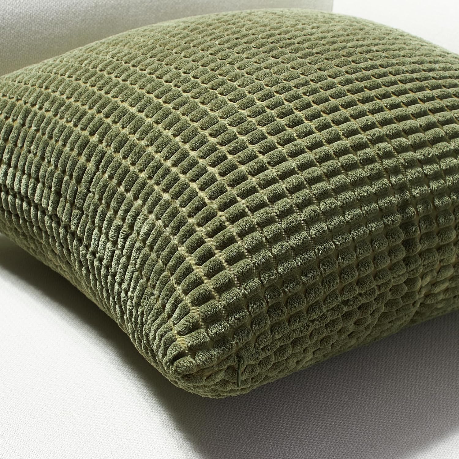 Softalker Throw Pillow Covers 20x20 Inch, Set of 4, Soft Corduroy Boho Stripe Decorative Pillow Cover, Couch Fluffy Pillow Cover for…