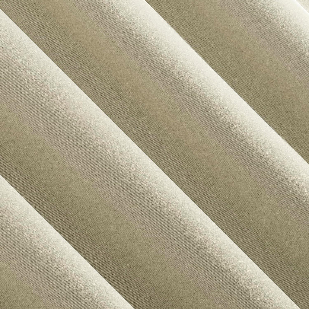 Sun Zero Oslo Theater Grade Extreme 100% Blackout Rod Pocket Curtain Panel, 52" x 95", Cream