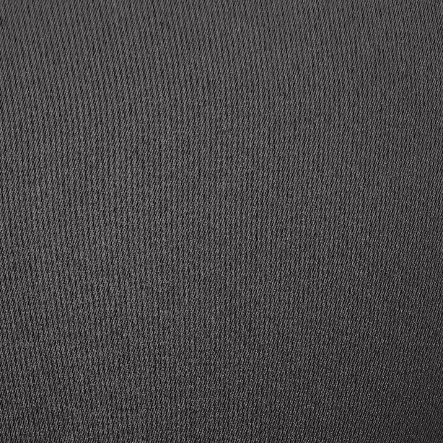 Sun Zero Nordic 2-Pack Theater Grade Noise Reducing Extreme 100% Blackout Grommet Curtain Panel Pair, 52" x 96, Coal Gray, 52" x 96"