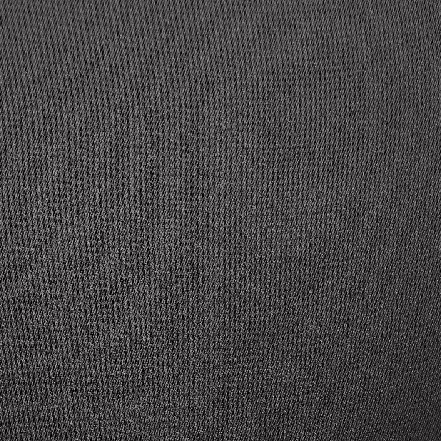 Sun Zero Nordic 2-Pack Theater Grade Noise Reducing Extreme 100% Blackout Grommet Curtain Panel Pair, 52" x 63, Coal Gray