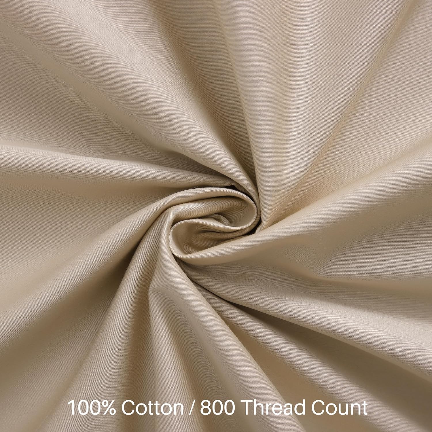 Oubonun 100% Cotton Body Pillowcase - 800 Thread Count/21x54, Moisture Absorbent and Breathable, Hotel Body Pillow Cover for All Seasons, B…