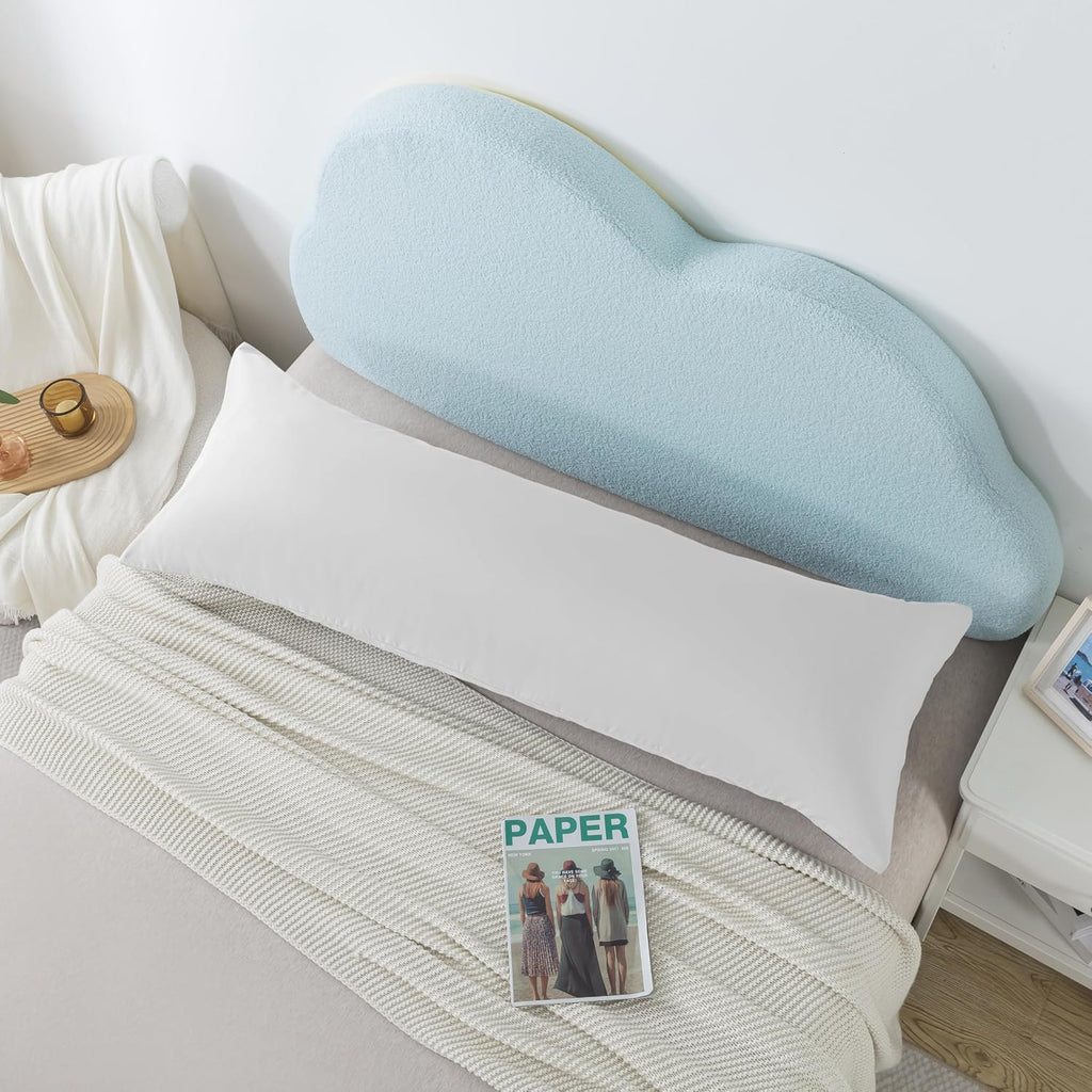 Ubauba Memory Foam Body Pillow with Cover, Full Large Body Pillows Insert for Adults with Envelope Closure Pillowcase, Firm & Fluffy Long…