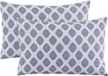 FEATHER & STITCH NEW YORK 100% Cotton 2 Piece Queen Pillow Cases, 300TC Ultra-Soft Pillowcases with Envelope Closure, Wrinkle- Fade…