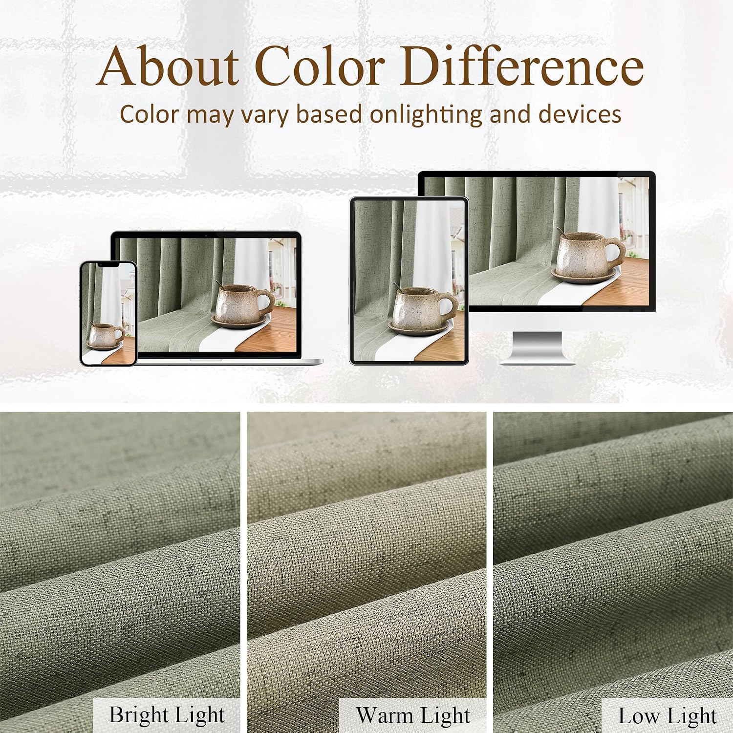 Boodii Sage Green 100% Blackout Linen Pinch Pleated Curtains 110 Inches Long for Living Room Bedroom Office for Window Thermal Insulated Vi…