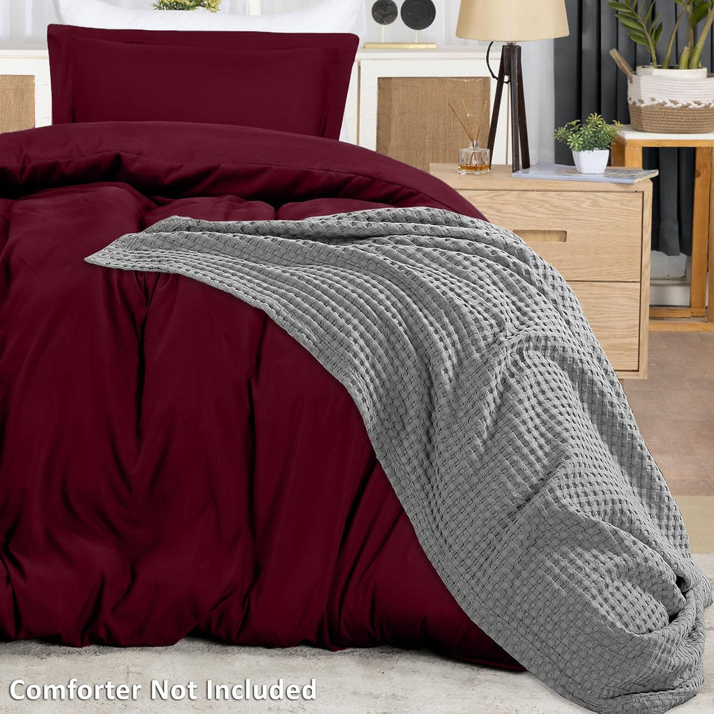 Utopia Bedding Duvet Cover Twin Size - 2 Piece with Zipper Closure - 1 Comforter Cover 68X90 Inches & 1 Pillow Sham 20X26 Inches…
