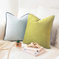 MONDAY MOOSE Decorative Throw Pillow Covers Cushion Cases, Set of 2 Soft Velvet Modern Double-Sided Designs, Mix and Match for Home…