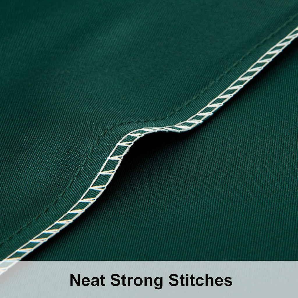 Ntbay 2 Pack Satin Queen Pillowcases for Hair and Skin, Luxurious and Silky Pillow Cases with Envelope Closure, 20x30 Inches, Dark Green 2…