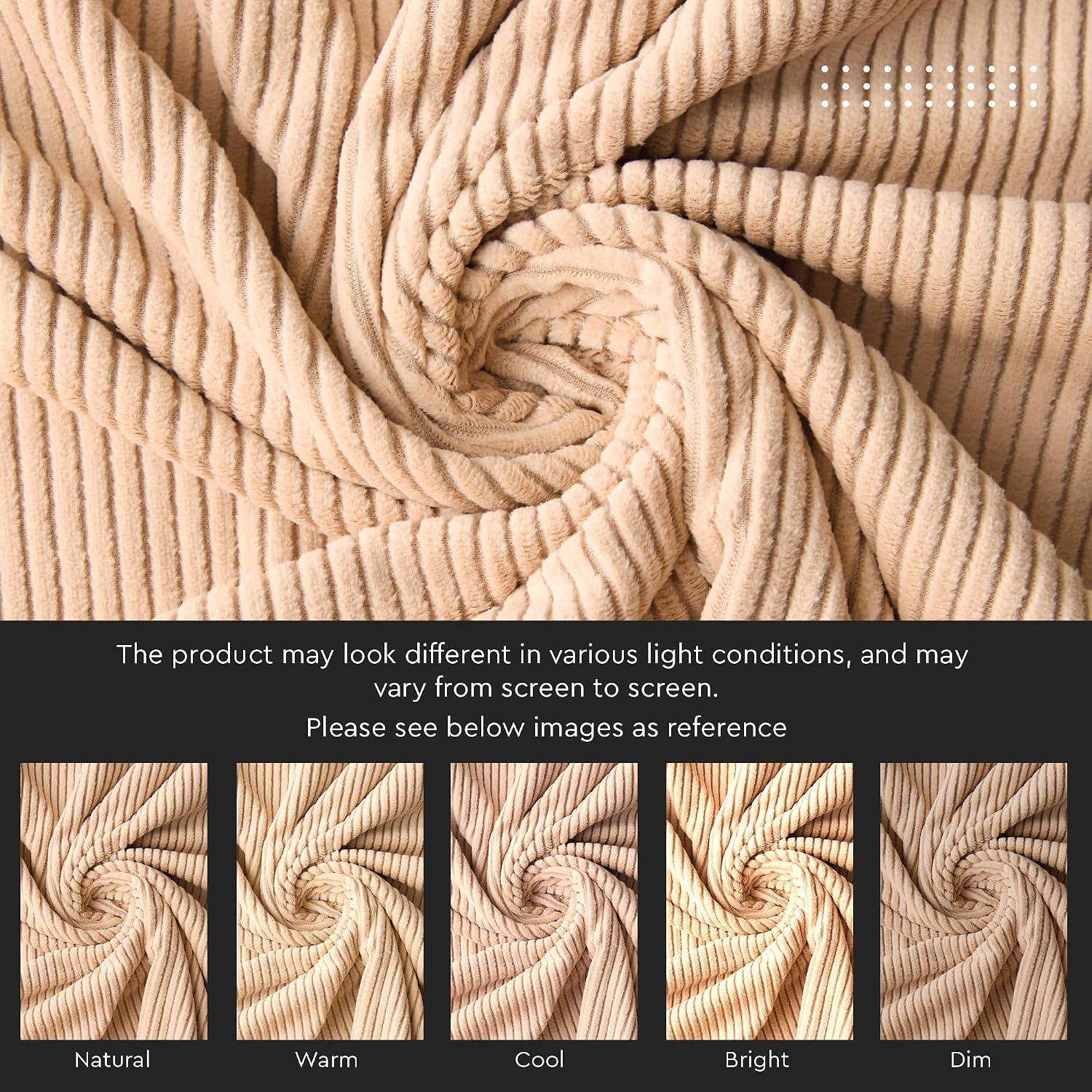 EncasaXO Encasa XO Corduroy Throw Pillows Covers 20"x20", Set of 2 Soft Textured Striped Boho Pillow Covers | Decorative and Cozy Cushion C…