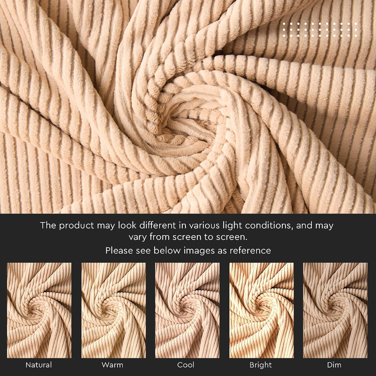 EncasaXO Encasa XO Corduroy Throw Pillows Covers 18"x18", Set of 2 Soft Textured Striped Boho Pillow Covers | Decorative and Cozy Cushion C…