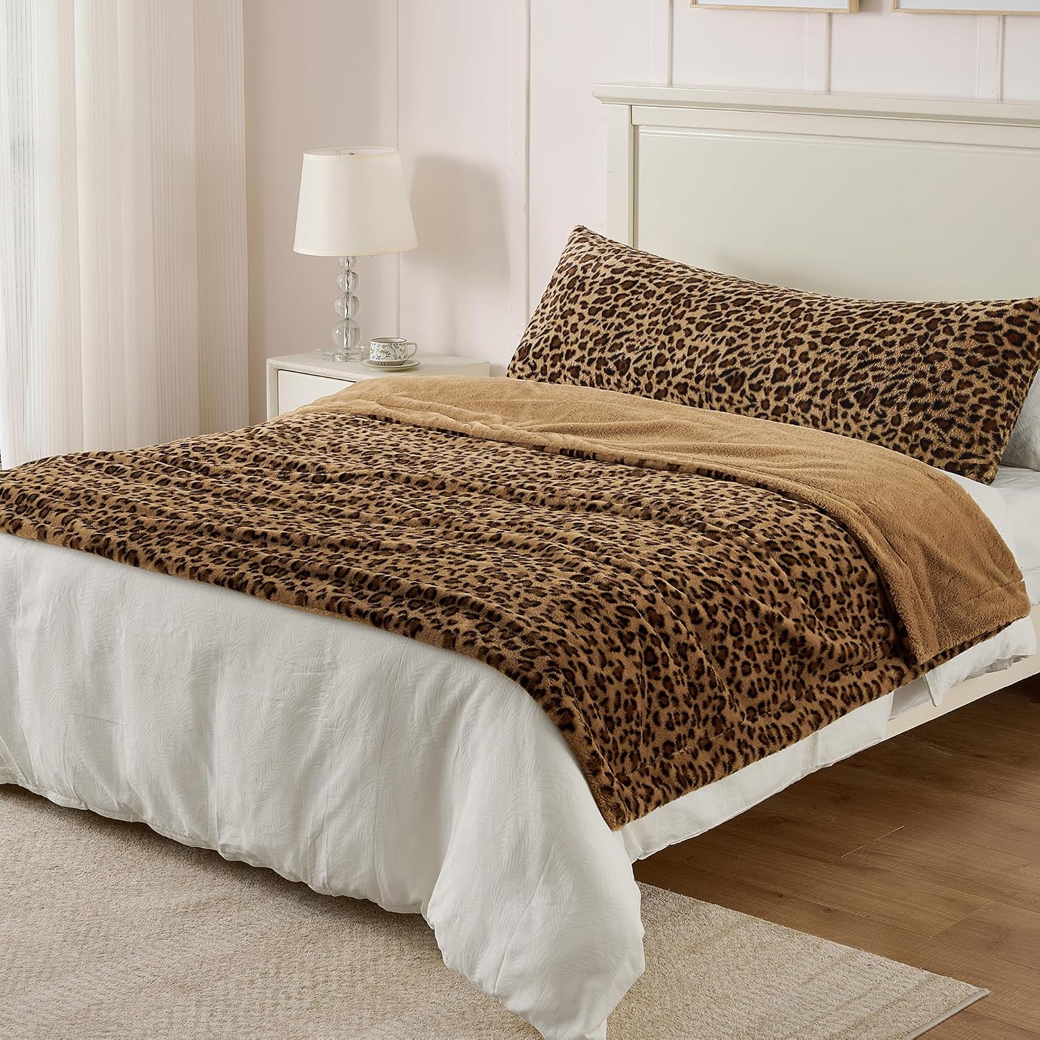 GALMAXS7 Body Pillow Cover 20x54 - Cheetah Pillow Covers - Leopard Print Pillow - Body Pillow Case Cover with Zipper