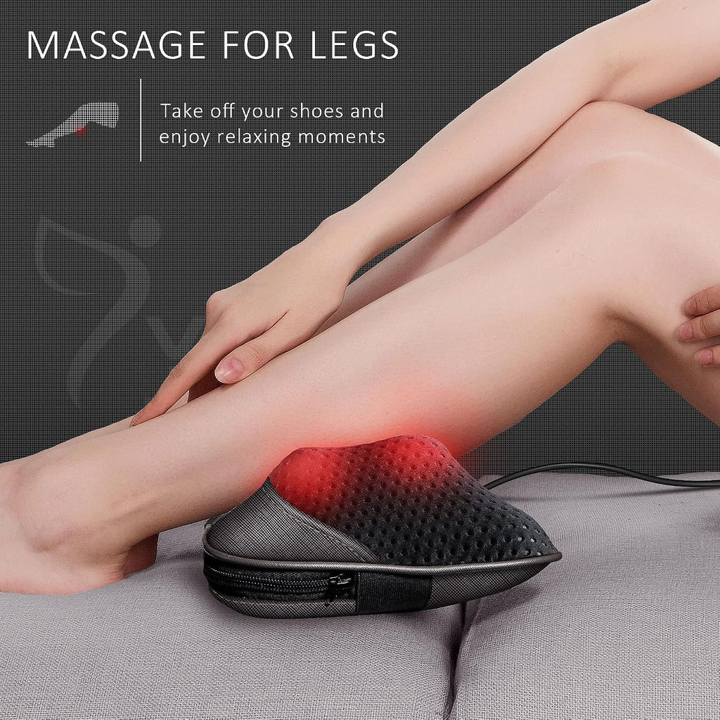 VIKTOR JURGEN Back Massager Kneading for Neck, Shoulder and Foot, Shiatsu Massage Pillow with Heat, Relaxation Gifts for…