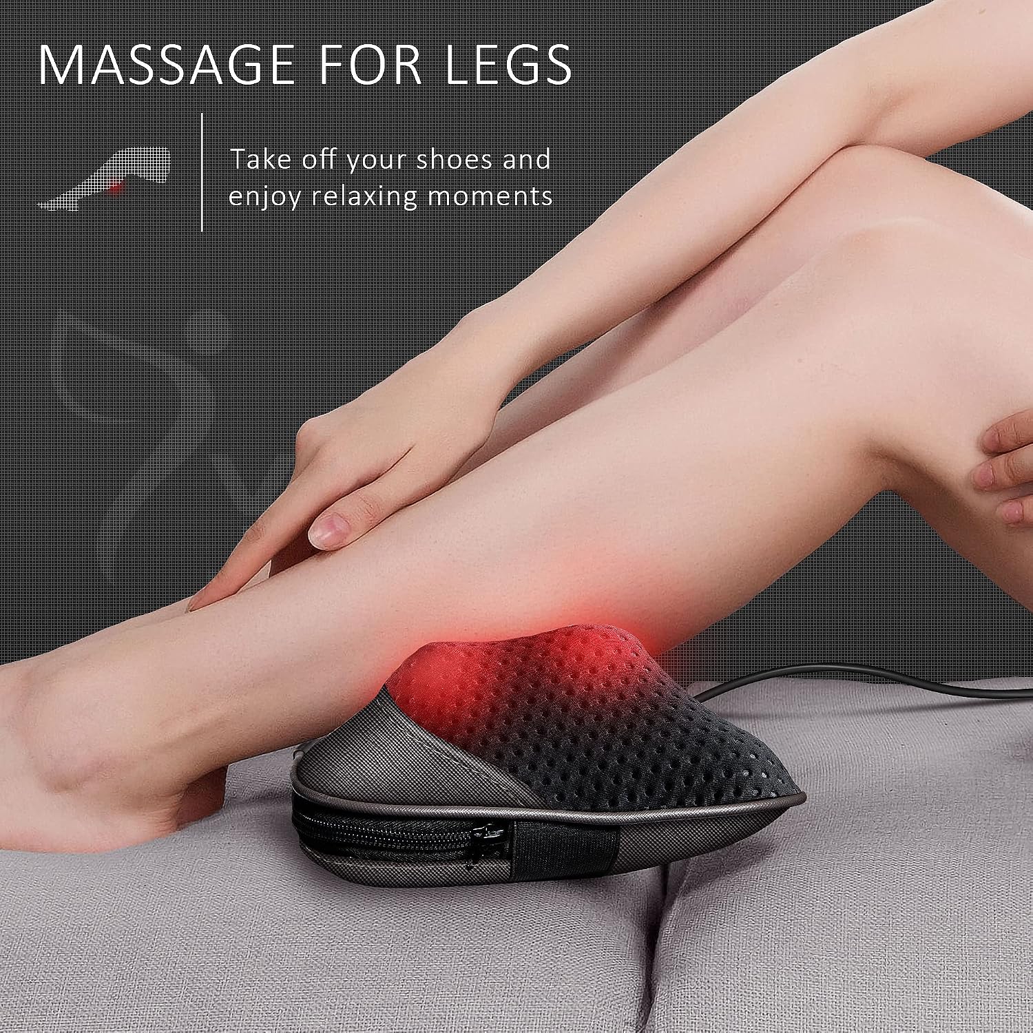 VIKTOR JURGEN Back Massager Kneading for Neck, Shoulder and Foot, Shiatsu Massage Pillow with Heat, Relaxation Gifts for…