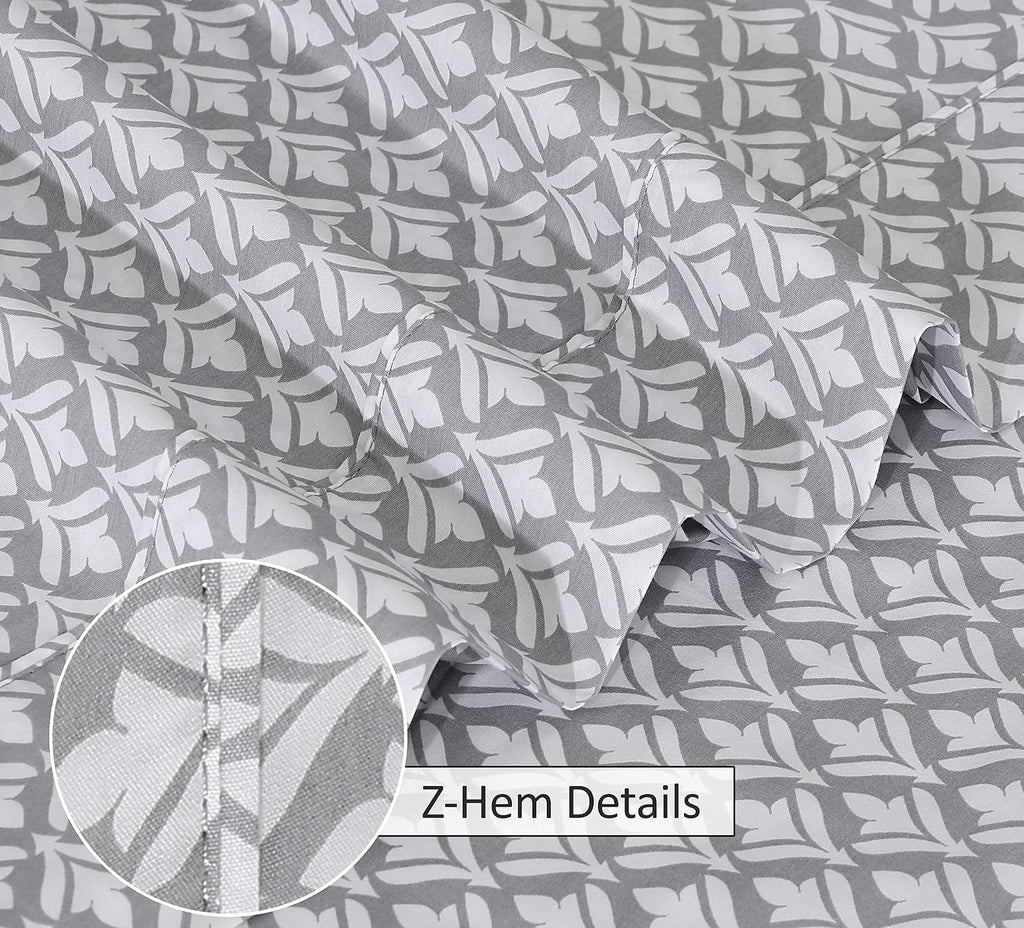 Ruvanti 100% Cotton Percale Sheets Full Size – Crisp Cooling Bed Sheets for Hot Sleepers, Deep Pocket 16”, Soft Breathable & Durable Hotel-…