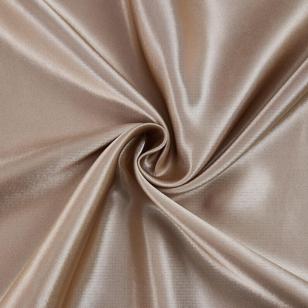 Lcbd Satin Body Pillow Case for Hair and Skin, Taupe Silk Satin Body Pillowcase Cover, 20x54 Body Cooling Pillow Cover with Envelope Closur…