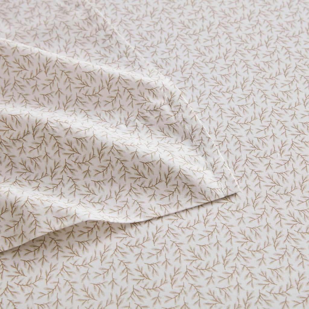 MarthaStewart Martha Stewart - Full Size Sheets Set, Crisp & Tailored Cooling Sheets w/a Naturally Smooth Cotton Percale Lightweight Feel -…