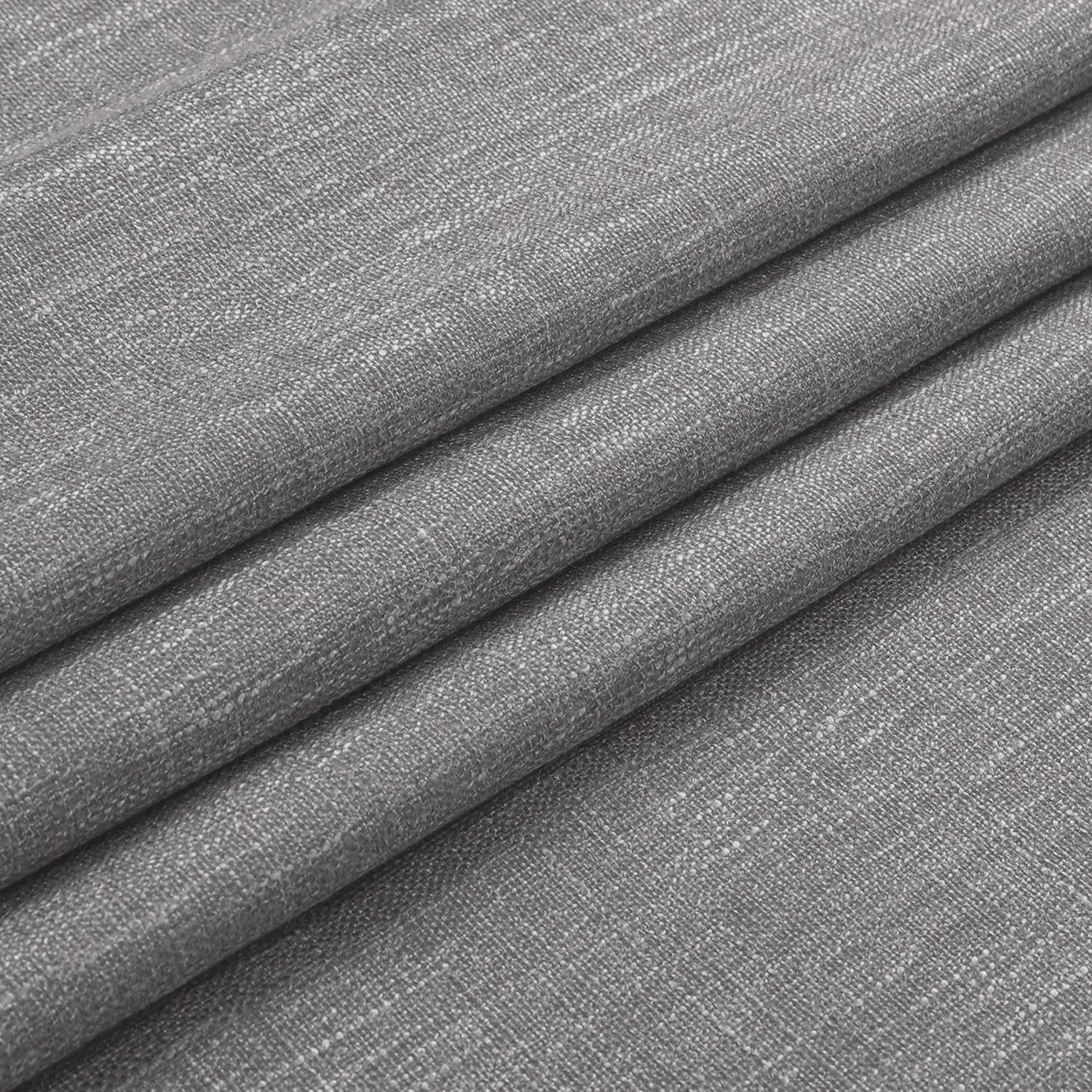 VisionHome Vision Home Charcoal Grey Pinch Pleated Full Blackout Curtains Room Darkening Window Curtains for Living Room Bedroom Thermal In…