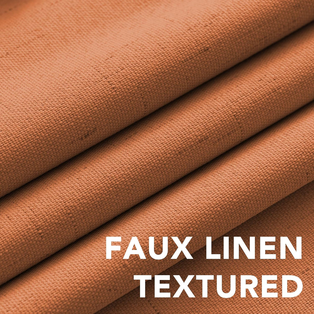 H.VERSAILTEX 100% Blackout Curtains for Bedroom Thermal Insulated Linen Textured Curtains Heat and Full Light Blocking Drapes Living Room…