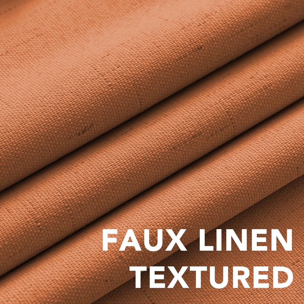 H.VERSAILTEX 100% Blackout Curtains for Bedroom Thermal Insulated Linen Textured Curtains Heat and Full Light Blocking Drapes Living Room…