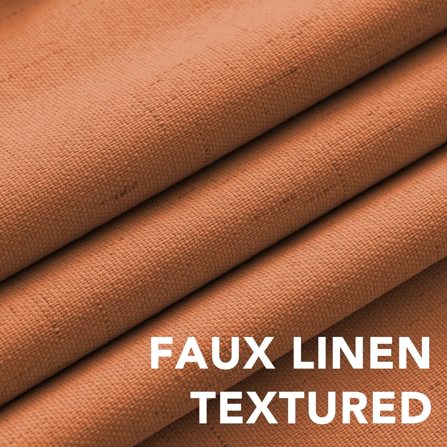 H.VERSAILTEX 100% Blackout Curtains for Bedroom Thermal Insulated Linen Textured Curtains Heat and Full Light Blocking Drapes Living Room…