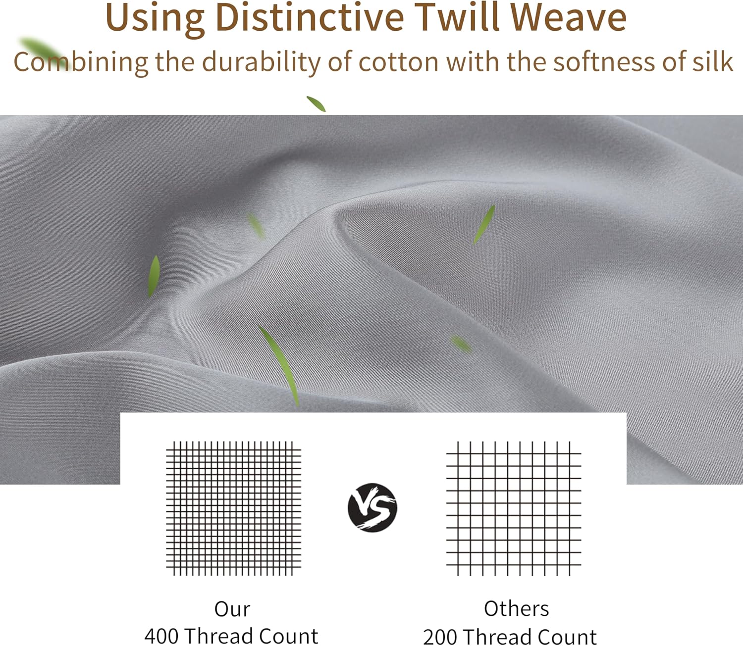 4-Pack Bamboo Viscose Zippered Pillow Cases Queen Size, 400 Thread Count Cooling Pillow Protectors for Hot Sleepers, Luxurious Hotel…