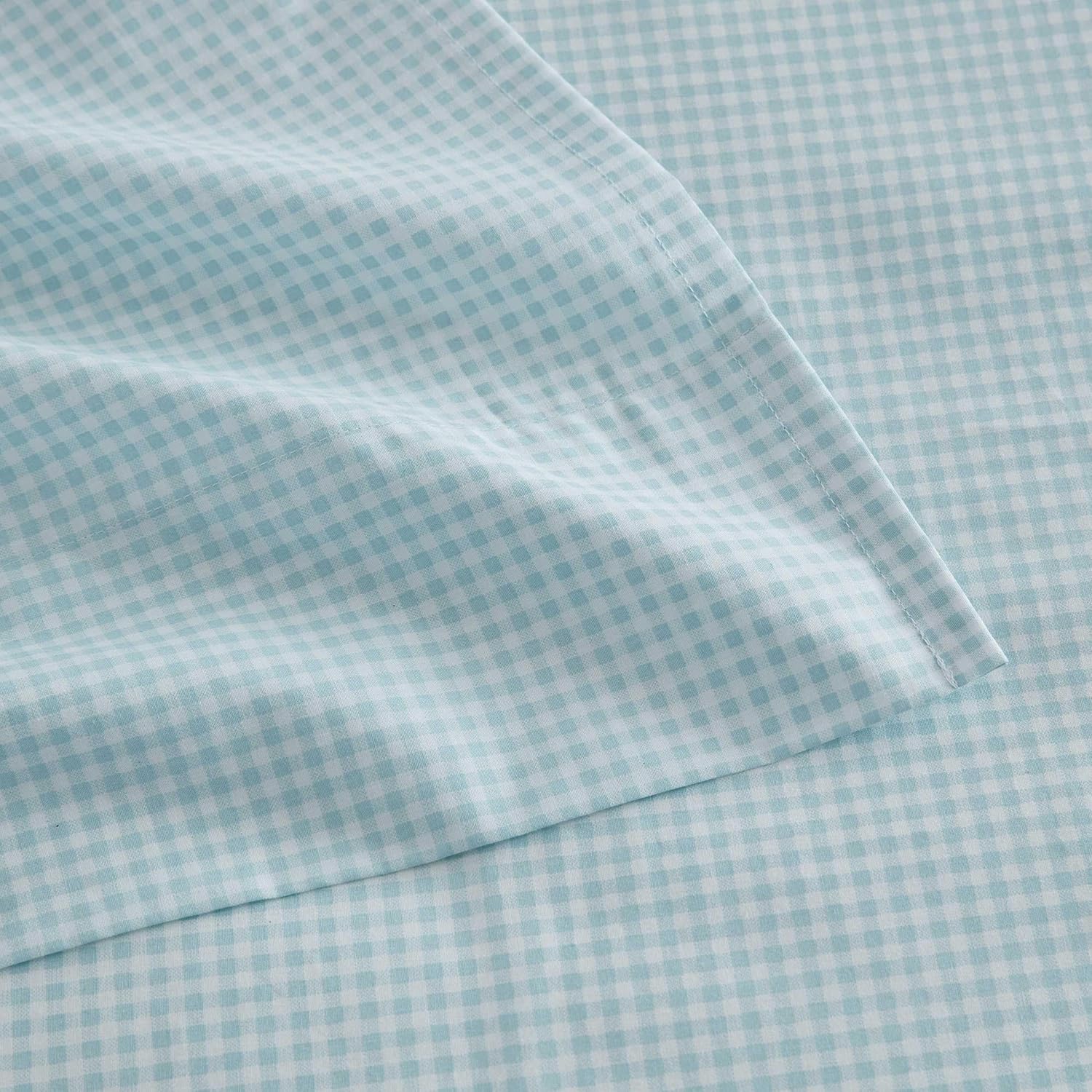 MarthaStewart Martha Stewart - King Size Sheets Set, Crisp & Tailored Cooling Sheets w/a Naturally Smooth Cotton Percale Lightweight Feel -…