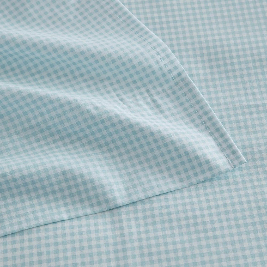 MarthaStewart Martha Stewart - Twin Size Sheets Set, Crisp & Tailored Cooling Sheets w/a Naturally Smooth Cotton Percale Lightweight Feel -…