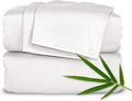 PureBamboo Pure Bamboo California King Sheets, Genuine 100% Organic Viscose Derived from Bamboo Bed Sheet Set, Soft & Cooling, Double Stitc…