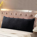 Reafort Sherpa Body Pillow Cover 21" x 54", Plush Fleece Long Body Pillowcase with Zipper Closure, Ultra Soft Fluffy Cozy Decorative…