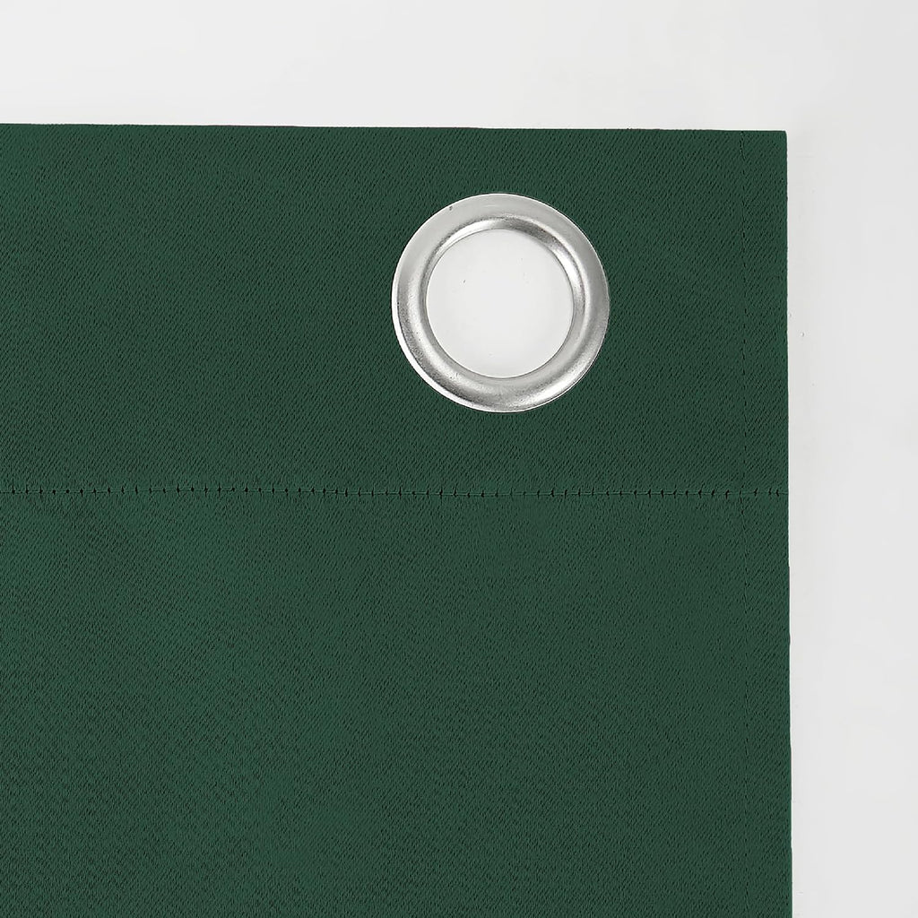 Sun Zero Easton Energy Saving Blackout Grommet Curtain Panel, Evergreen, 40" W x 95" L (1 Panel)