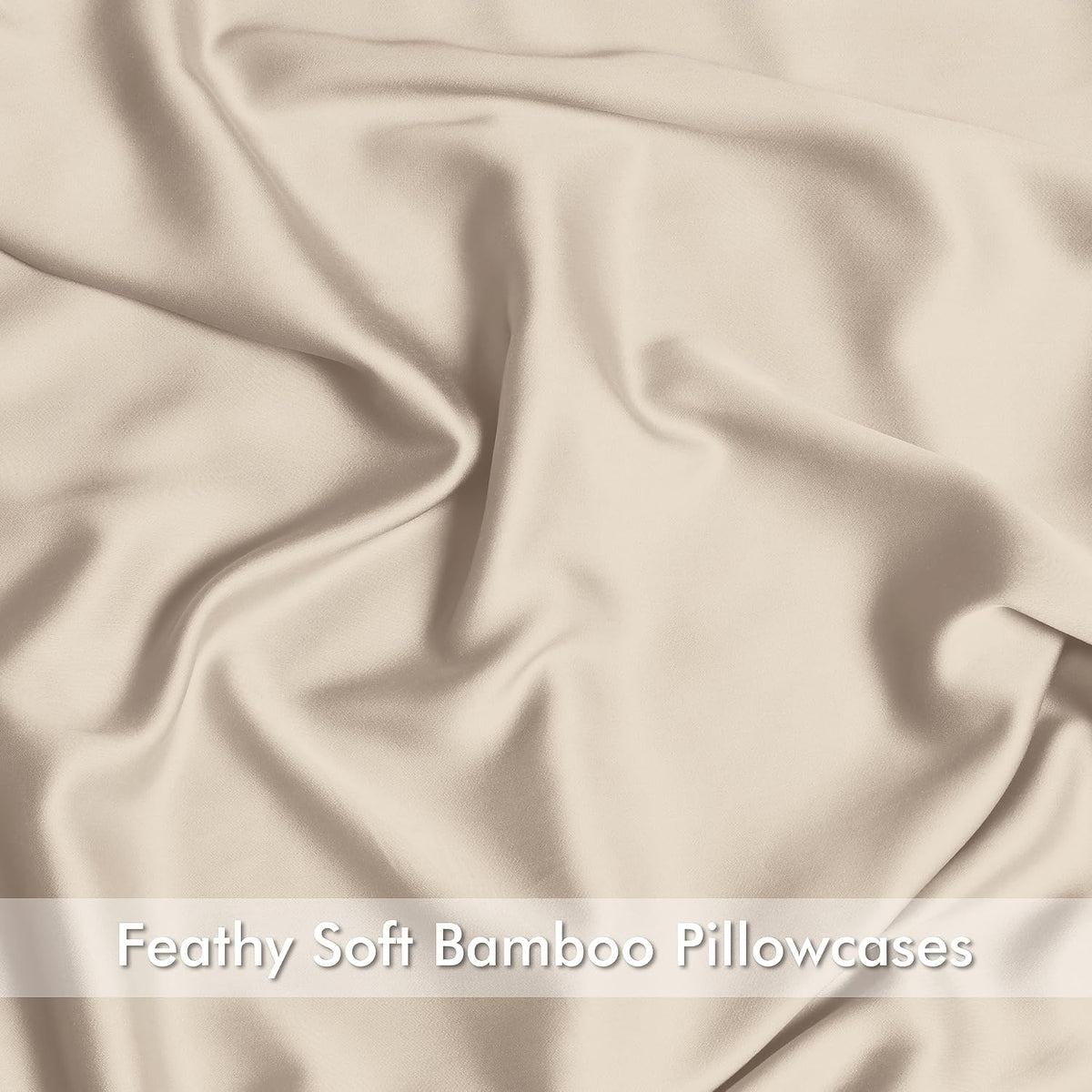 ShunjieHome 4 Pack Bamboo Viscose Pillow Protectors Standard Size, 400 Thread Count Cooling Zippered Pillowcases for Hot Sleepers & Night S…
