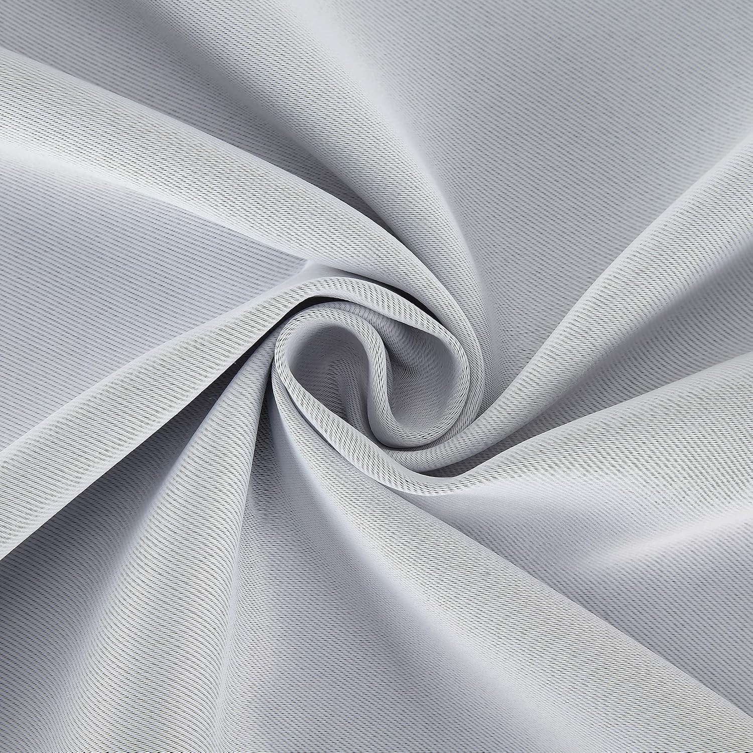 Sun Zero Easton Energy Saving Blackout Grommet Curtain Panel, 40" x 84", Dove White