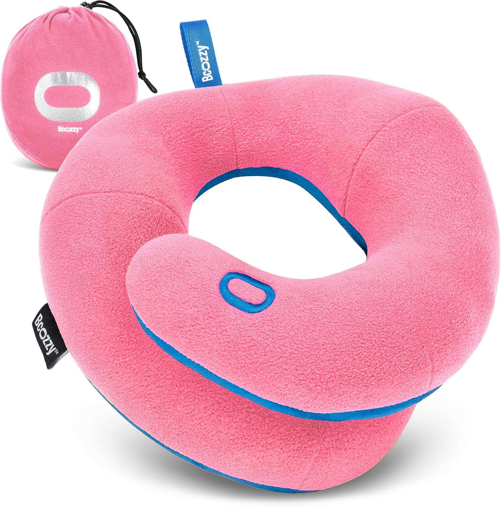 BCOZZY Kids Travel Neck Pillow (8-12 Y/O) – Patented Soft Child Pillow for Head & Chin Support in Car, Airplane, and Road Trip Sleeping.…