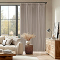 Twodrapes Extra Wide 70 Inch Burlywood Birch Blackout Bedroom Curtains 96 Inches Long Memory Trained Pinch Pleated Room Darkening Thermal L…