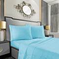 MocassiLuxuryBedding Mocassi King Sheet Set - Luxury Hotel 1800 Premier Bedding Sheets & Pillowcases - Ultra Soft Breathable & Cooling Bed…