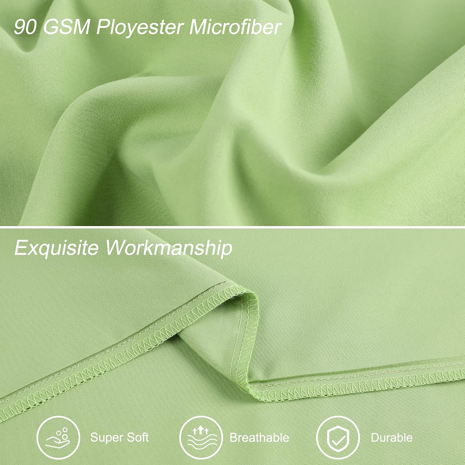 uxcell 100% Microfiber Body Pillow Cover | 1800 Thread Count Pillowcase | Soft Pillow Case with Envelope Closure | 90 GSM Ployester | No Wr…