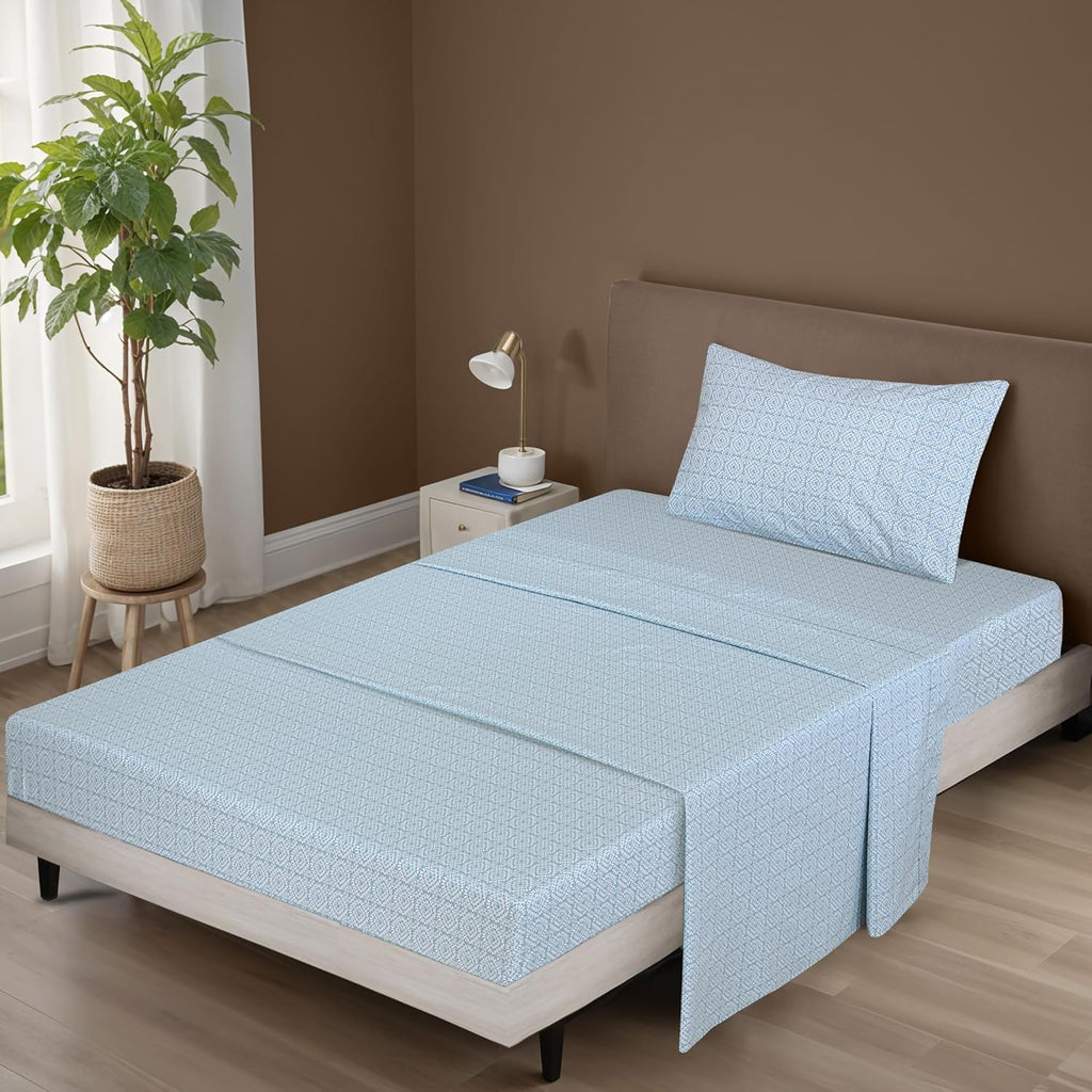 Zoyer 100% Cotton Sheets – Twin XL Size Percale Bedding, Cooling & Breathable, Durable with a Crisp, Soft & Comfortable Feel, 16" Deep Pock…
