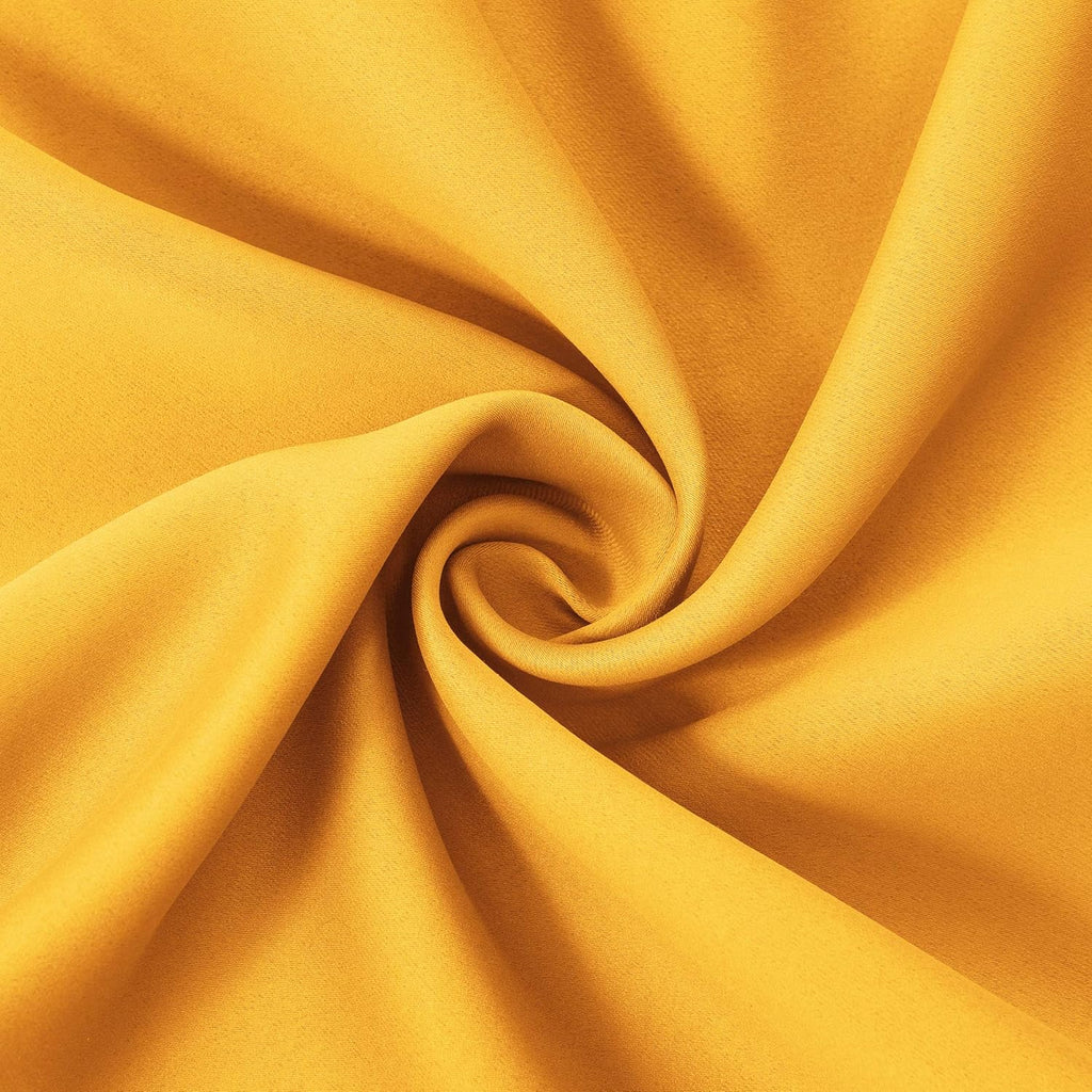 Lemomo Yellow Thermal Blackout Curtains/42 x 95 Inch/Set of 2 Panels Room Darkening Curtains for Bedroom 95 Inch silver
