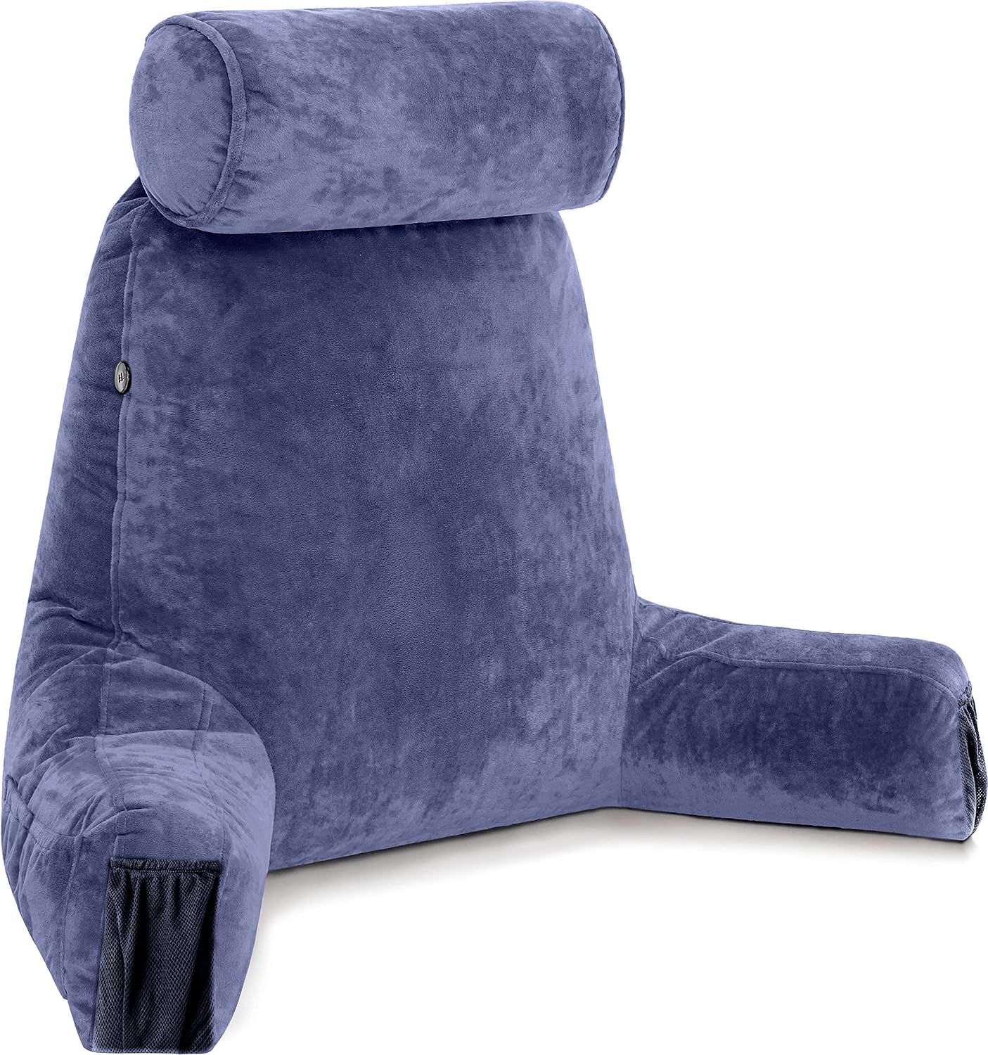 HusbandPillow Husband Pillow Medium Reading Pillow with Arms - 23" Backrest for Sitting Up in Bed - Firm Support Bed Rest Pillow for Adults…