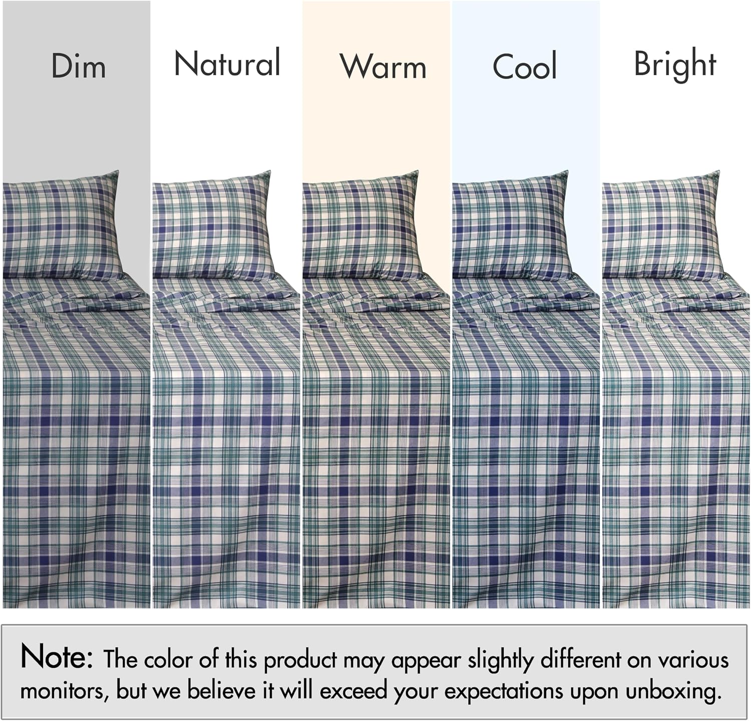 Ruvanti 100% Cotton Percale Sheets Full Size – Crisp Cooling Bed Sheets for Hot Sleepers, Deep Pocket 16”, Soft Breathable & Durable Hotel-…
