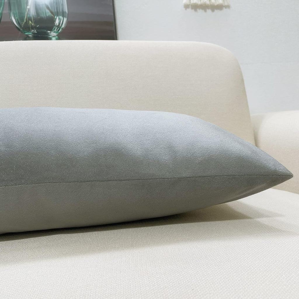 Slow Cow Rectangular Pillow Cover Pillowcase Decorative Lumbar Throw Pillow Cover for Couch Sofa 12 x 33 Inches