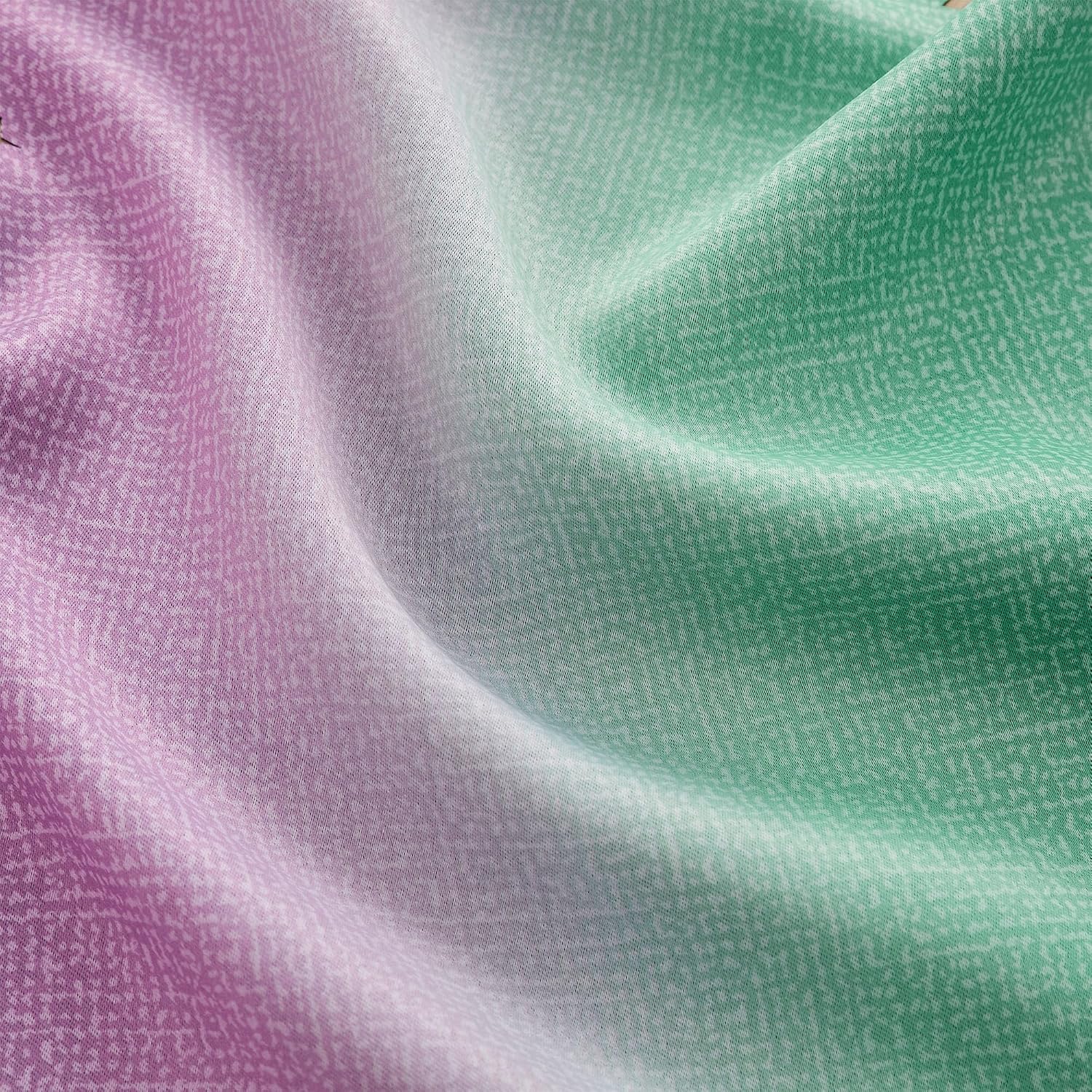 Addsomecolortolife XiDi Blackout Curtains for Girls Kids Bedroom - Blue Purple Green Rainbow Unicorn Design, 34x63 Inch 1 Panel 1.6 inch Bl…