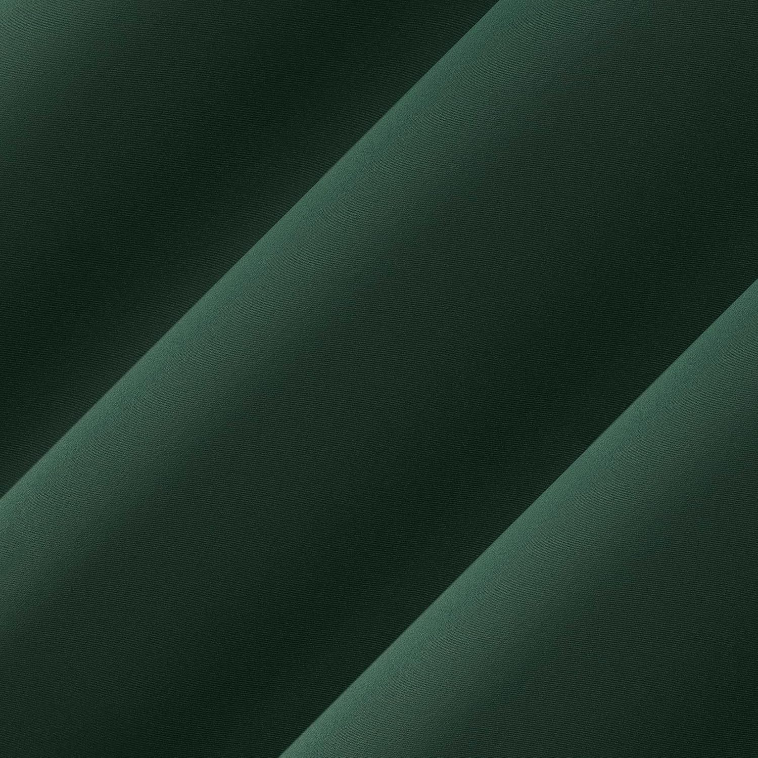 Sun Zero Easton Energy Saving Blackout Grommet Curtain Panel, Evergreen, 40" W x 95" L (1 Panel)