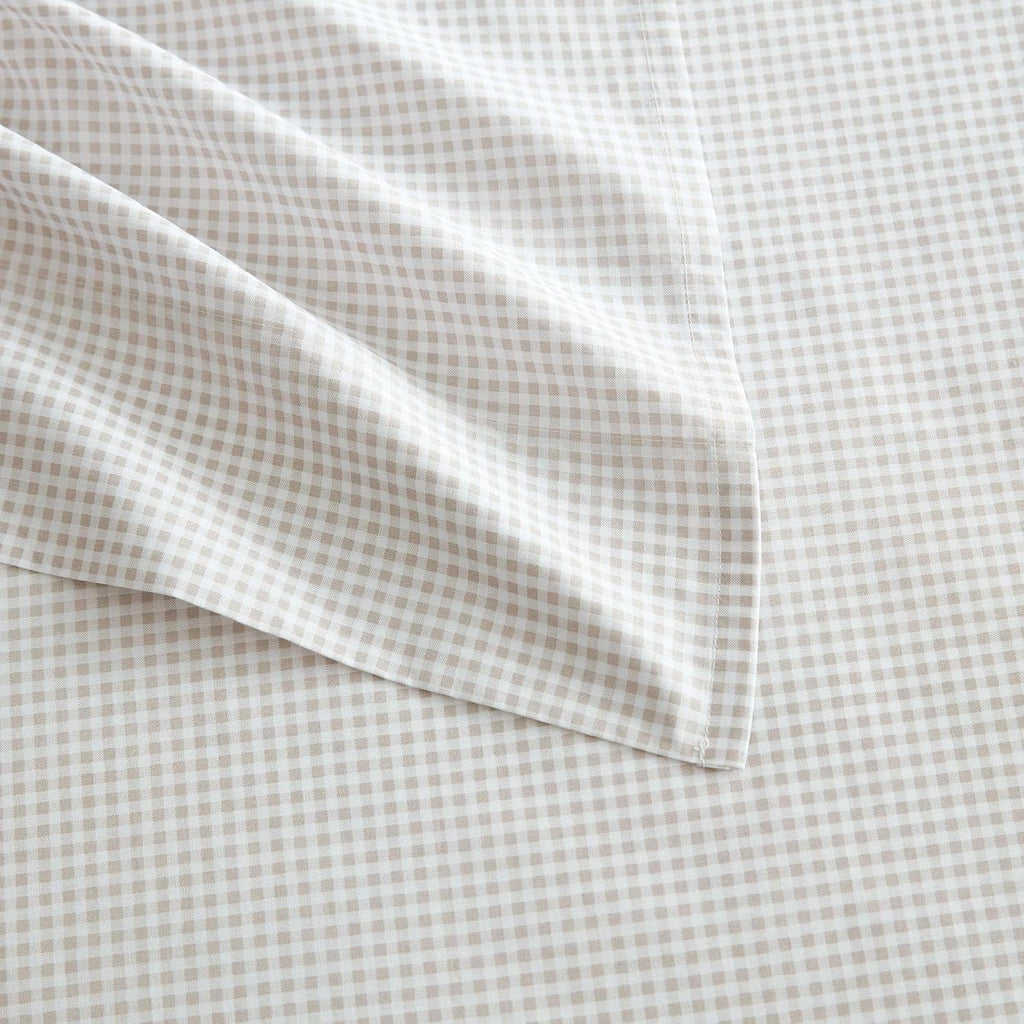 MarthaStewart Martha Stewart - King Size Sheets Set, Crisp & Tailored Cooling Sheets with a Naturally Smooth Cotton Percale Lightweight Fee…