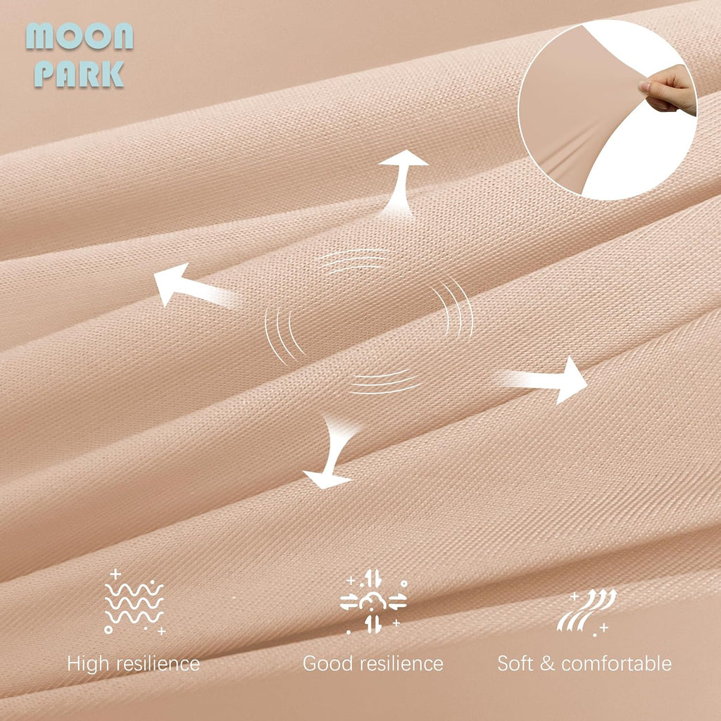 Moonpark MOON PARK Pregnancy Pillows for Sleeping - U Shaped Full Body Maternity Pillow with Removable Cover - Support for Back, Legs, Bell…