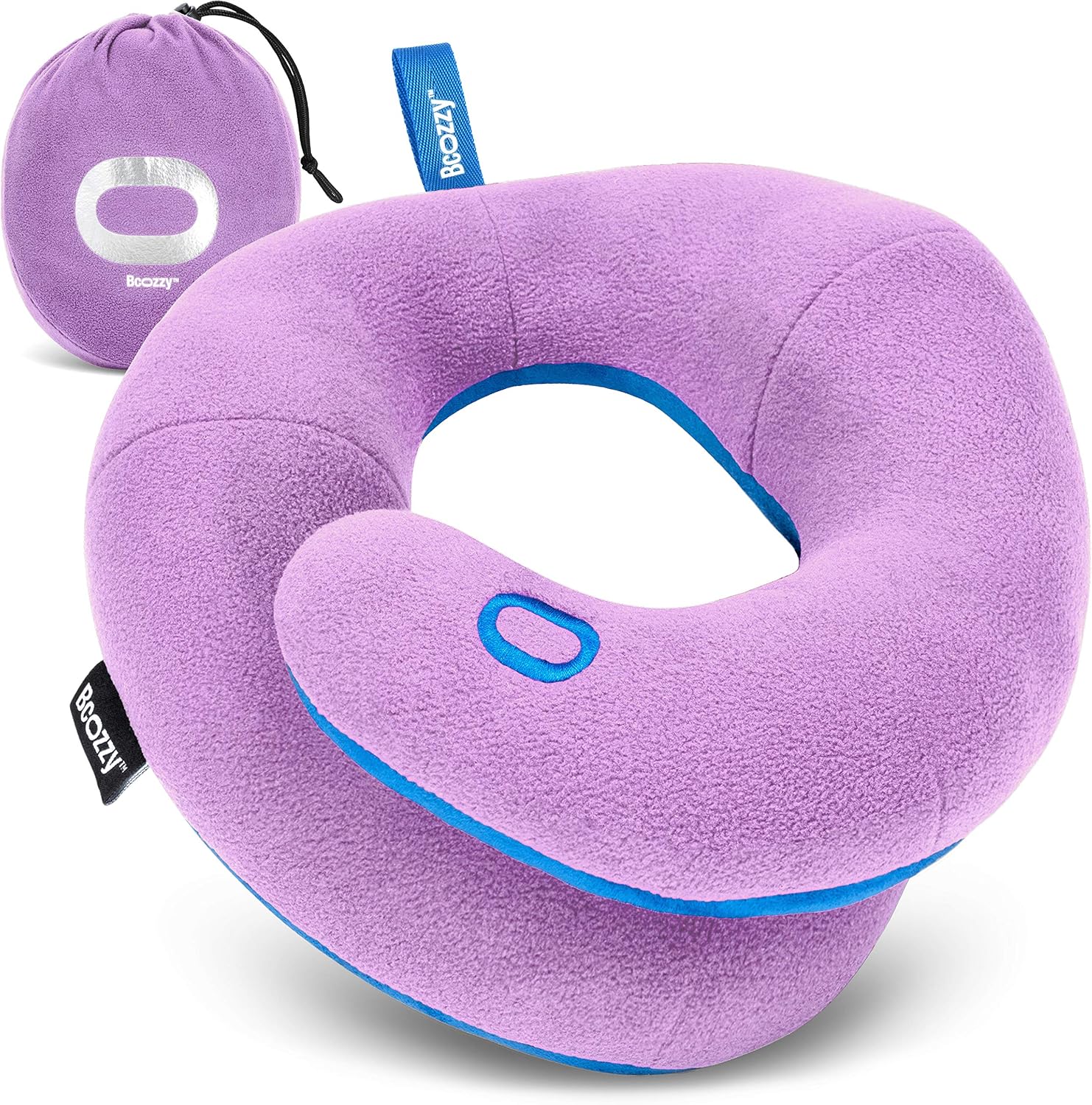 BCOZZY Kids Chin Supporting Travel Pillow for Ages 3–7- Patented Soft Neck Pillow for Head and Chin Support in Car Seat and Airplane.…